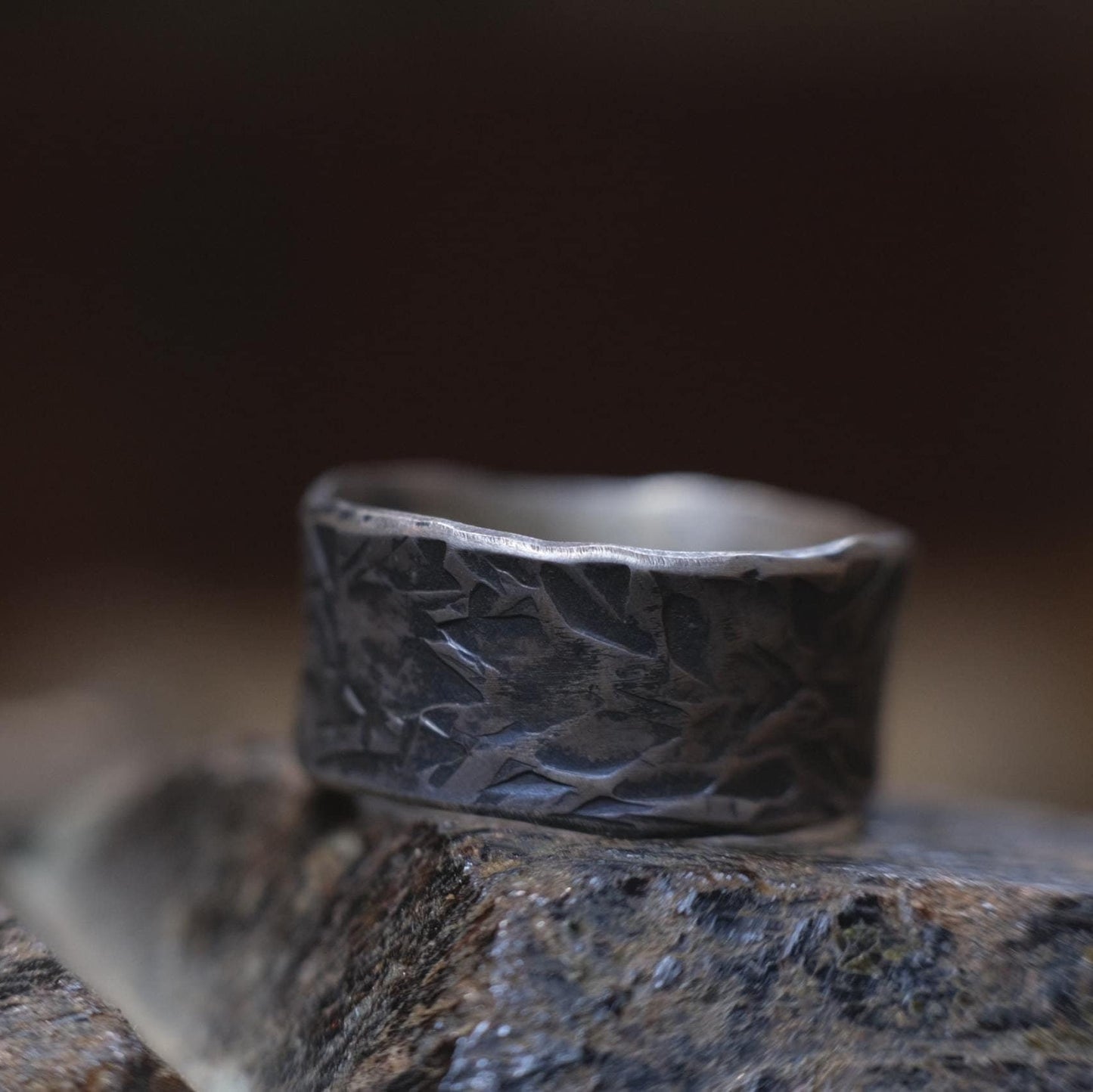 Rugged Pirate Handcrafted Sterling Silver Ring Size 11
