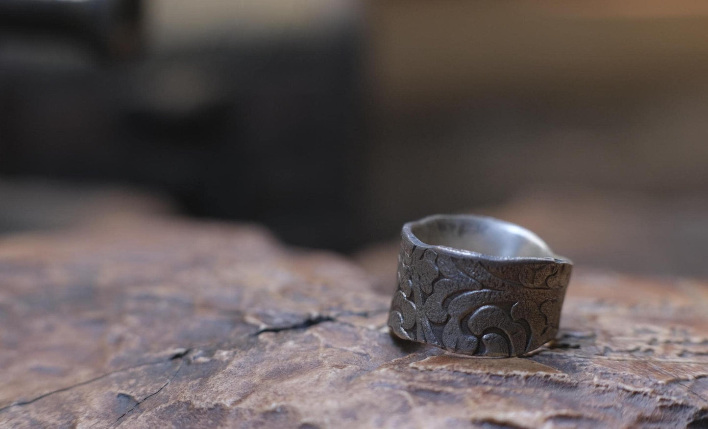 Antique Vibes Pirate Inspired Sterling Silver Ring Size 6.5