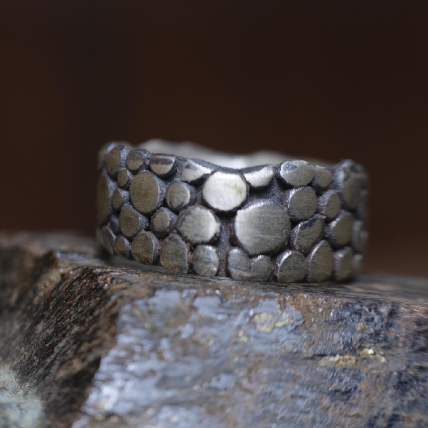 Hand crafted one-of-a-kind sterling silver ring