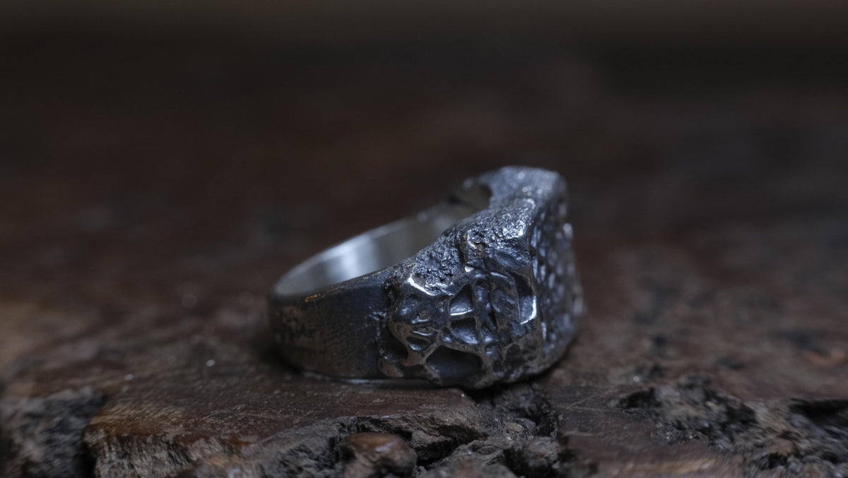 Sterling Silver Metatron's Cube Sacred Geometry Ring
