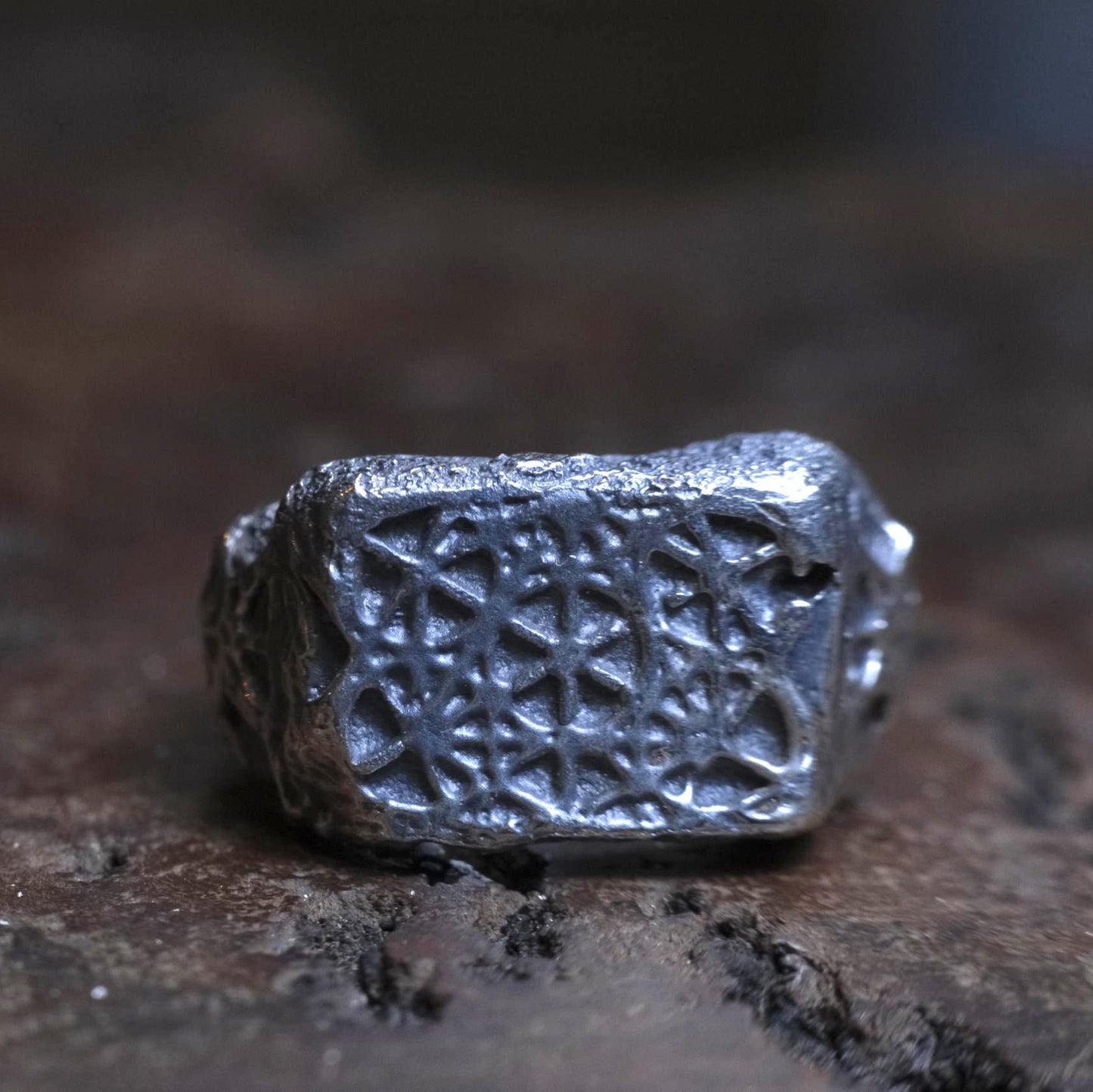 Sterling Silver Metatron's Cube Sacred Geometry Ring
