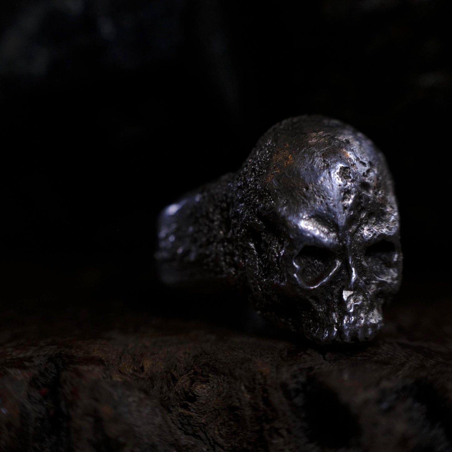 Chunky Sterling Silver Skull Ring
