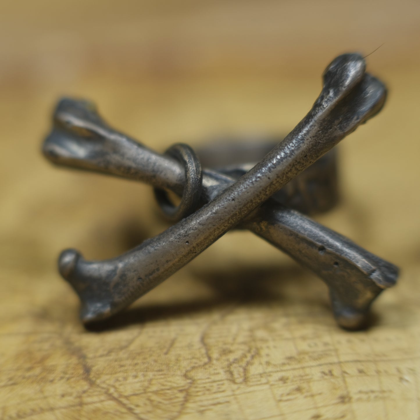 Sterling Silver Crossbones Ring