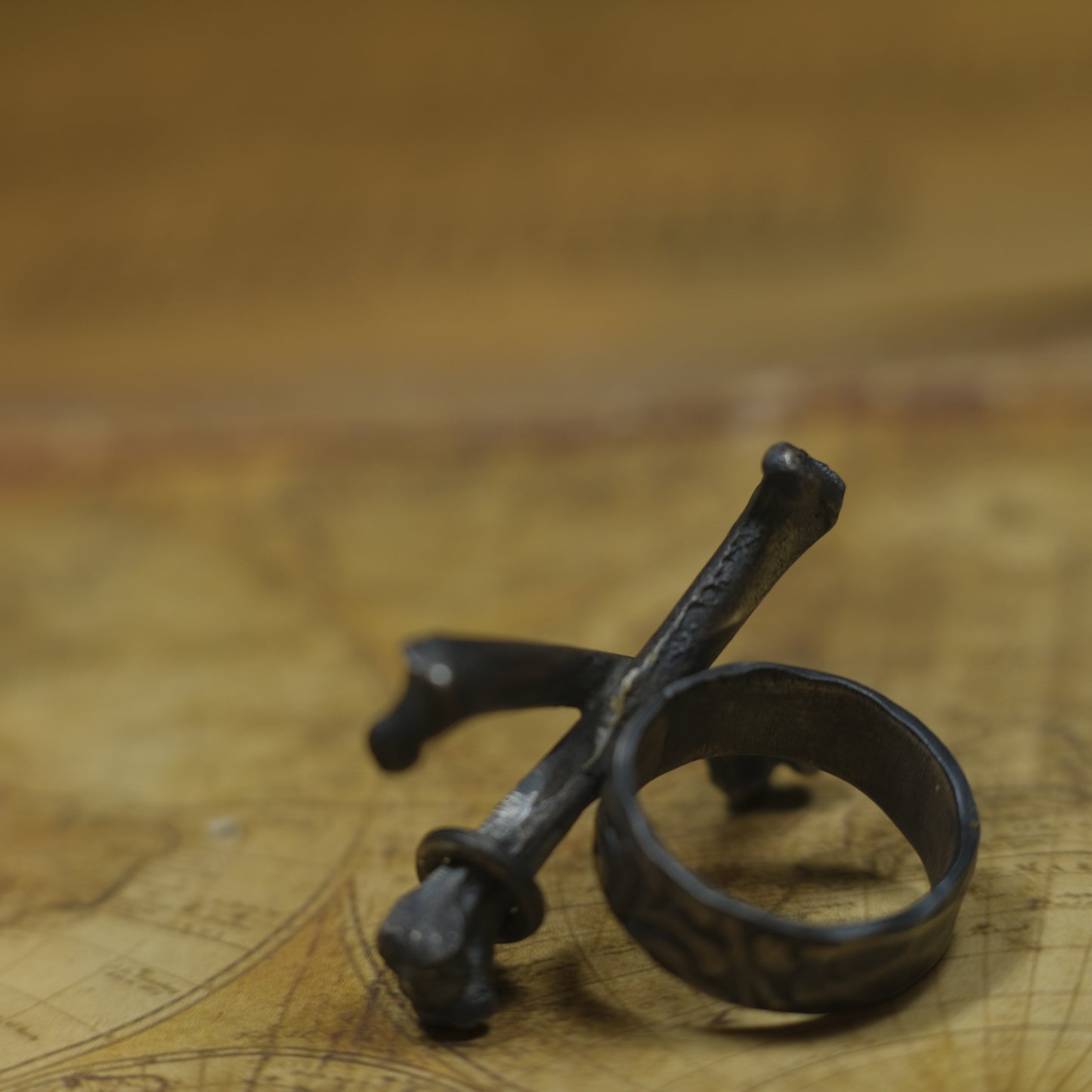 Sterling Silver Crossbones Ring