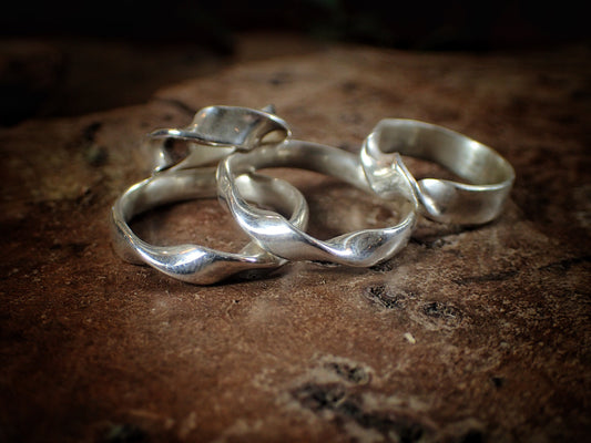 Twisted Silver Ring / Band / Band US Sizes