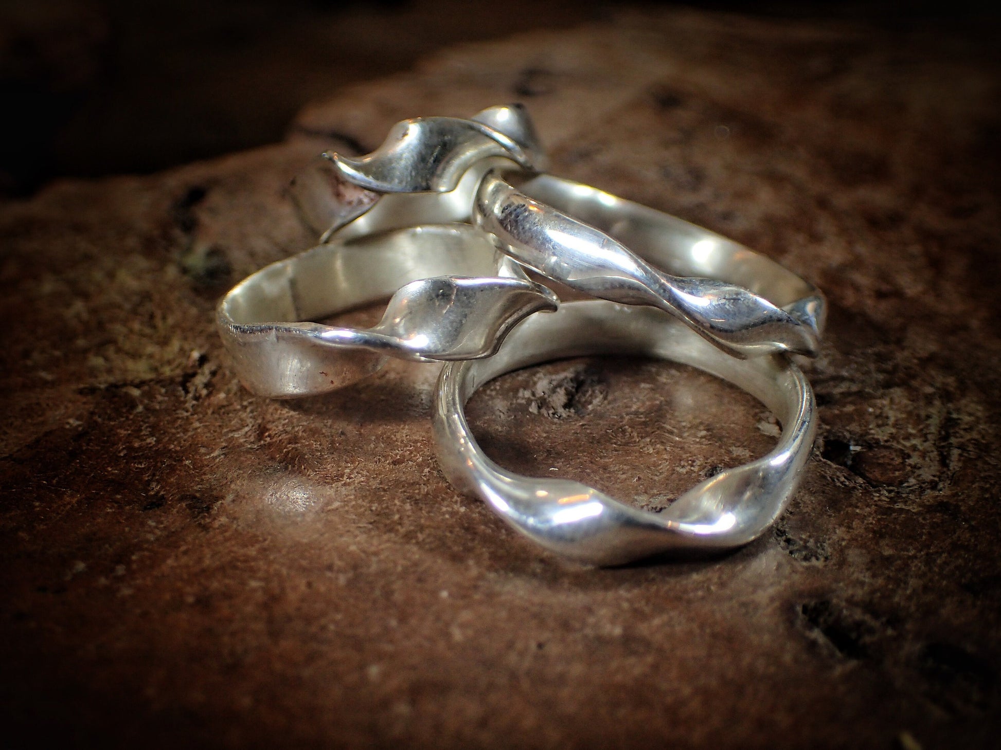 Twisted Silver Ring / Band / Band US Sizes