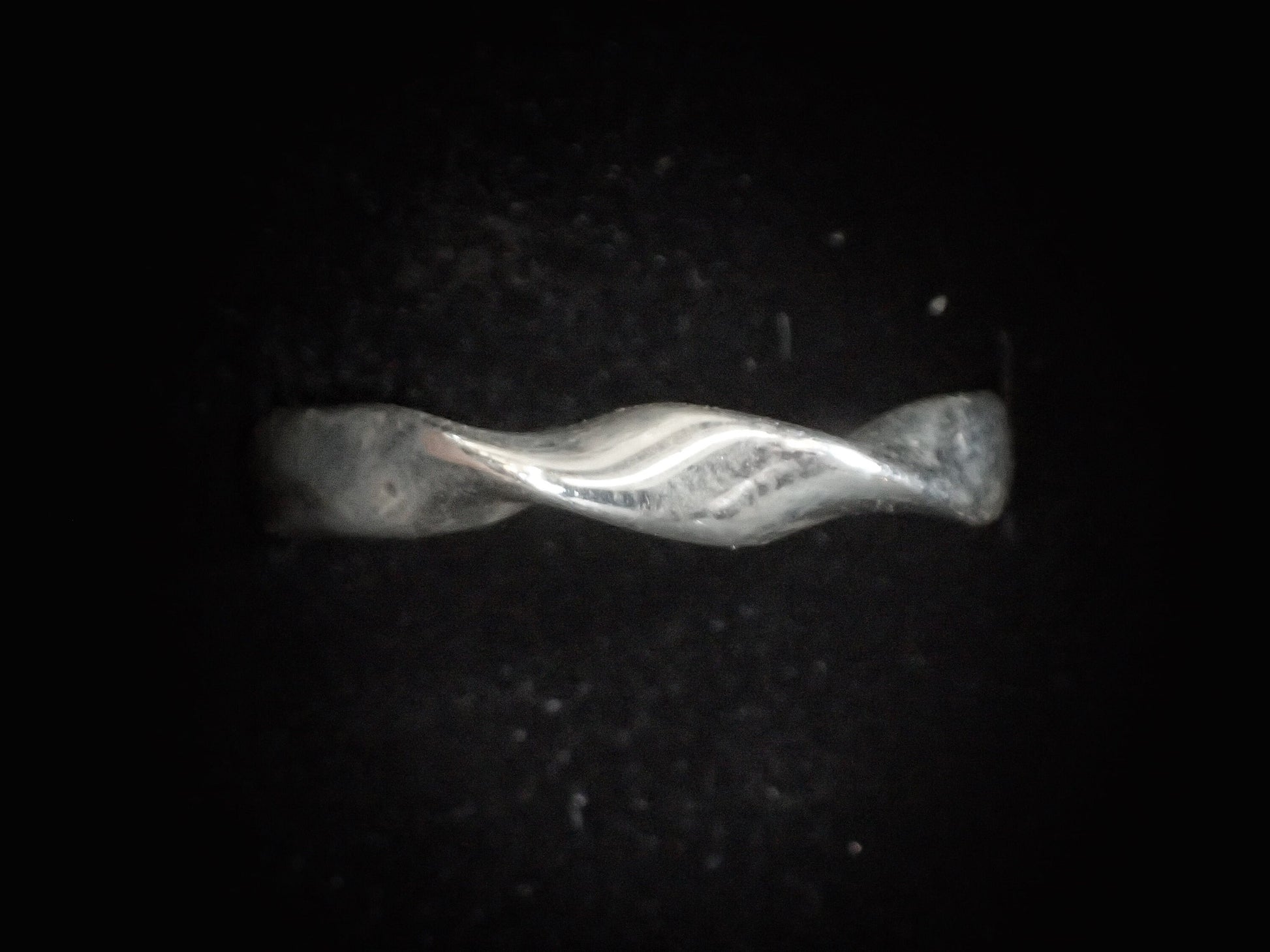 Twisted Silver Ring / Band / Band US Sizes