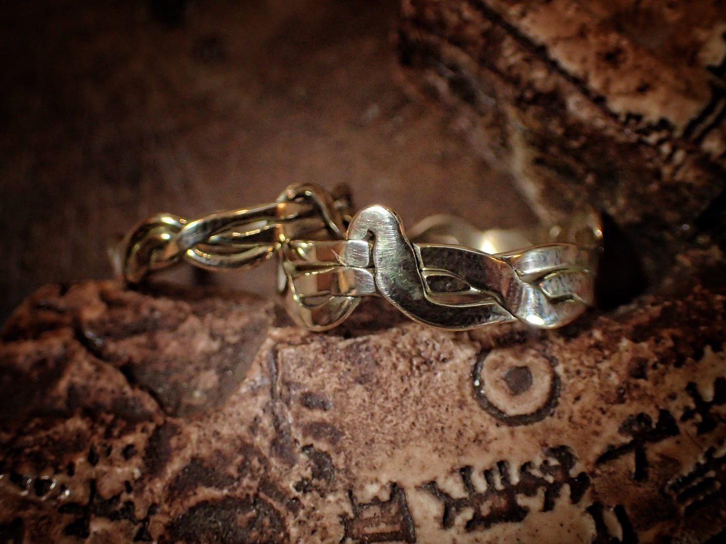 Wedding Ring Set ~ Flow Theory ~ Unique Woven 9ct Gold Rings / Bands US Sizes