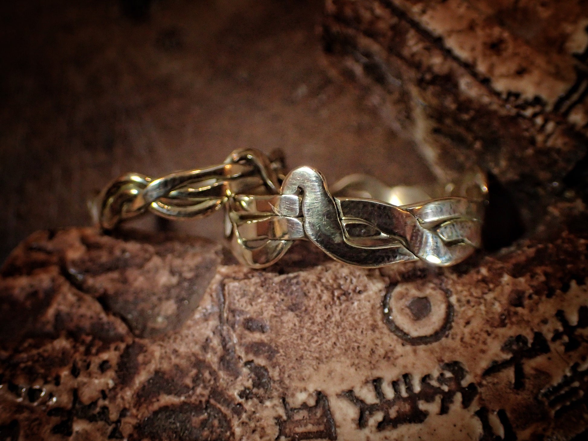Wedding Ring Set ~ Flow Theory ~ Unique Woven 9ct Gold Rings / Bands US Sizes