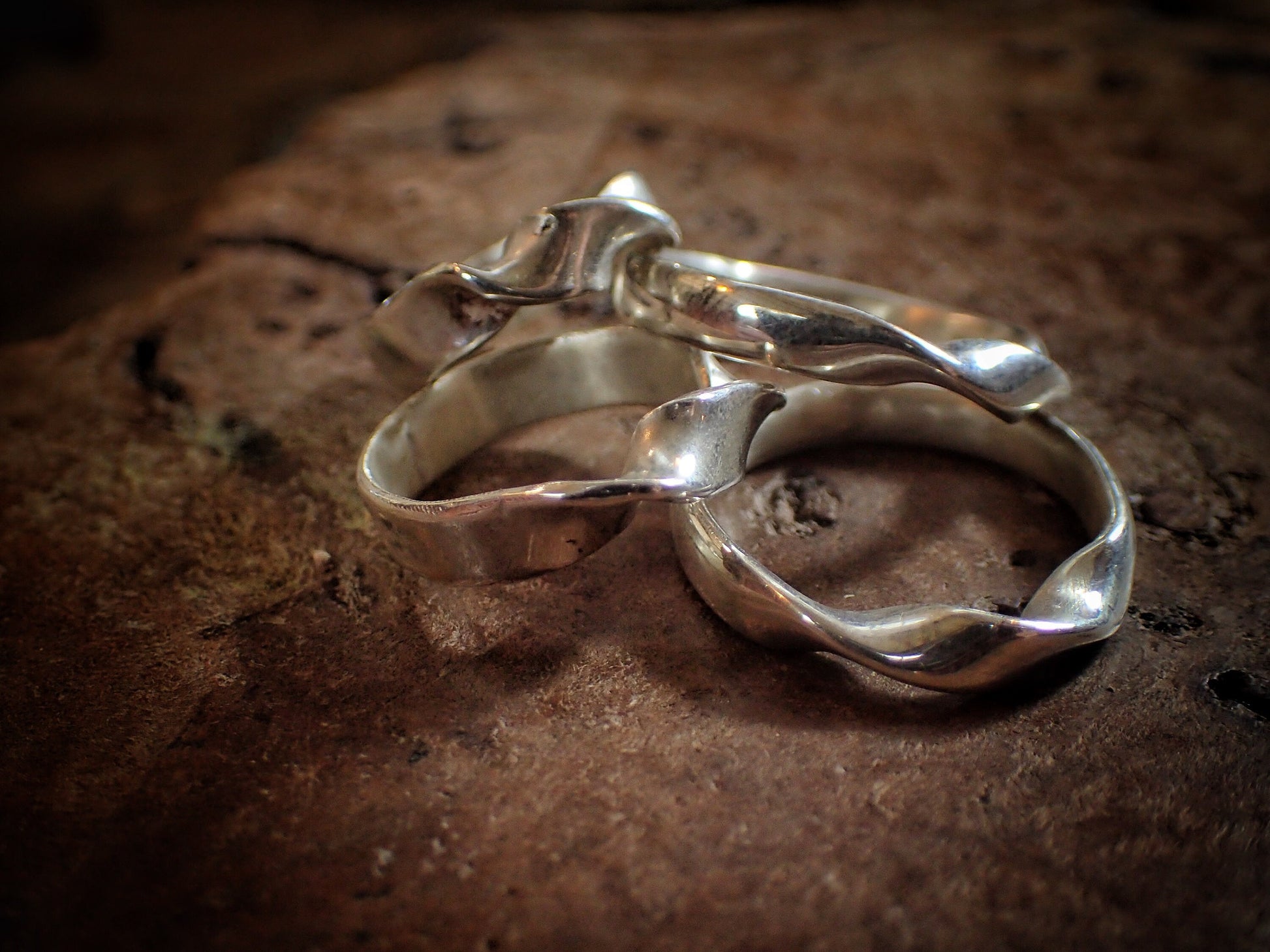 Twisted Silver Ring / Band / Band US Sizes