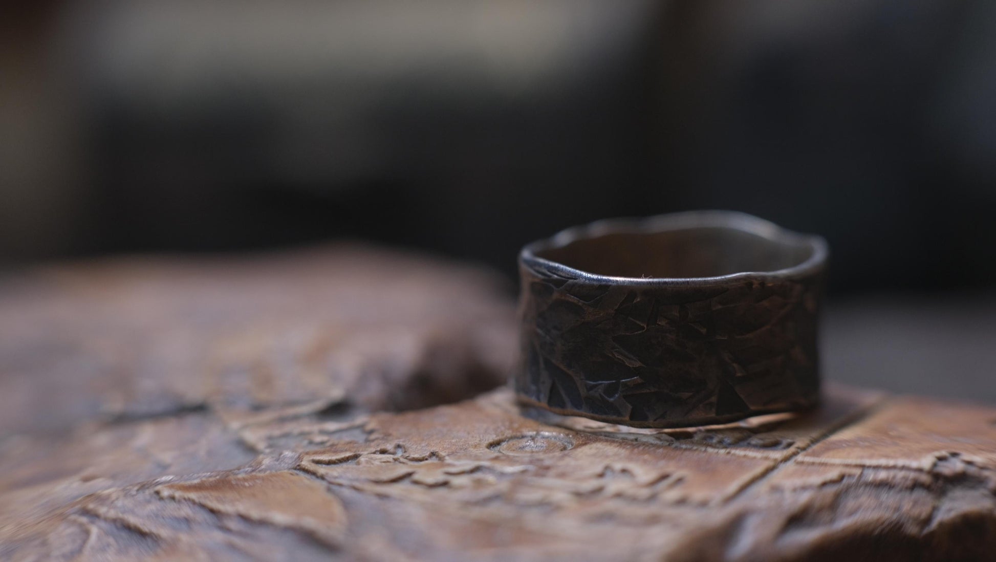 Rugged Pirate Handcrafted Sterling Silver Ring Size 11
