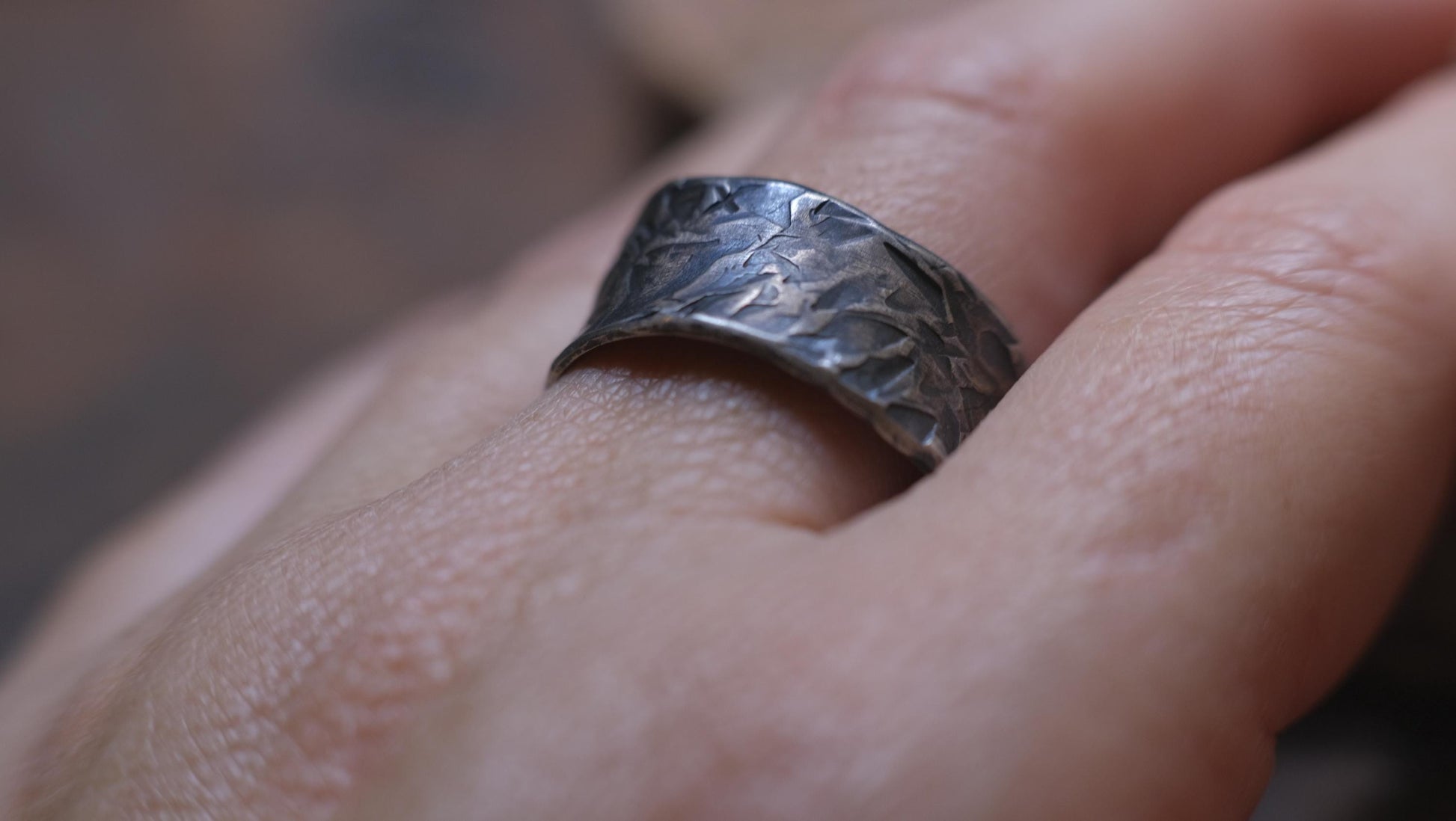 Rugged Pirate Handcrafted Sterling Silver Ring Size 11