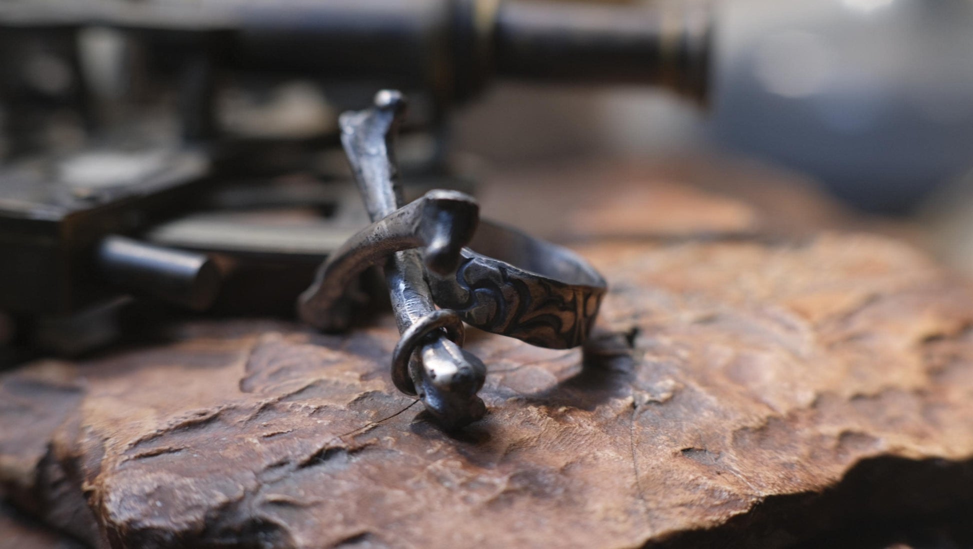 Sterling Silver Crossbones Ring