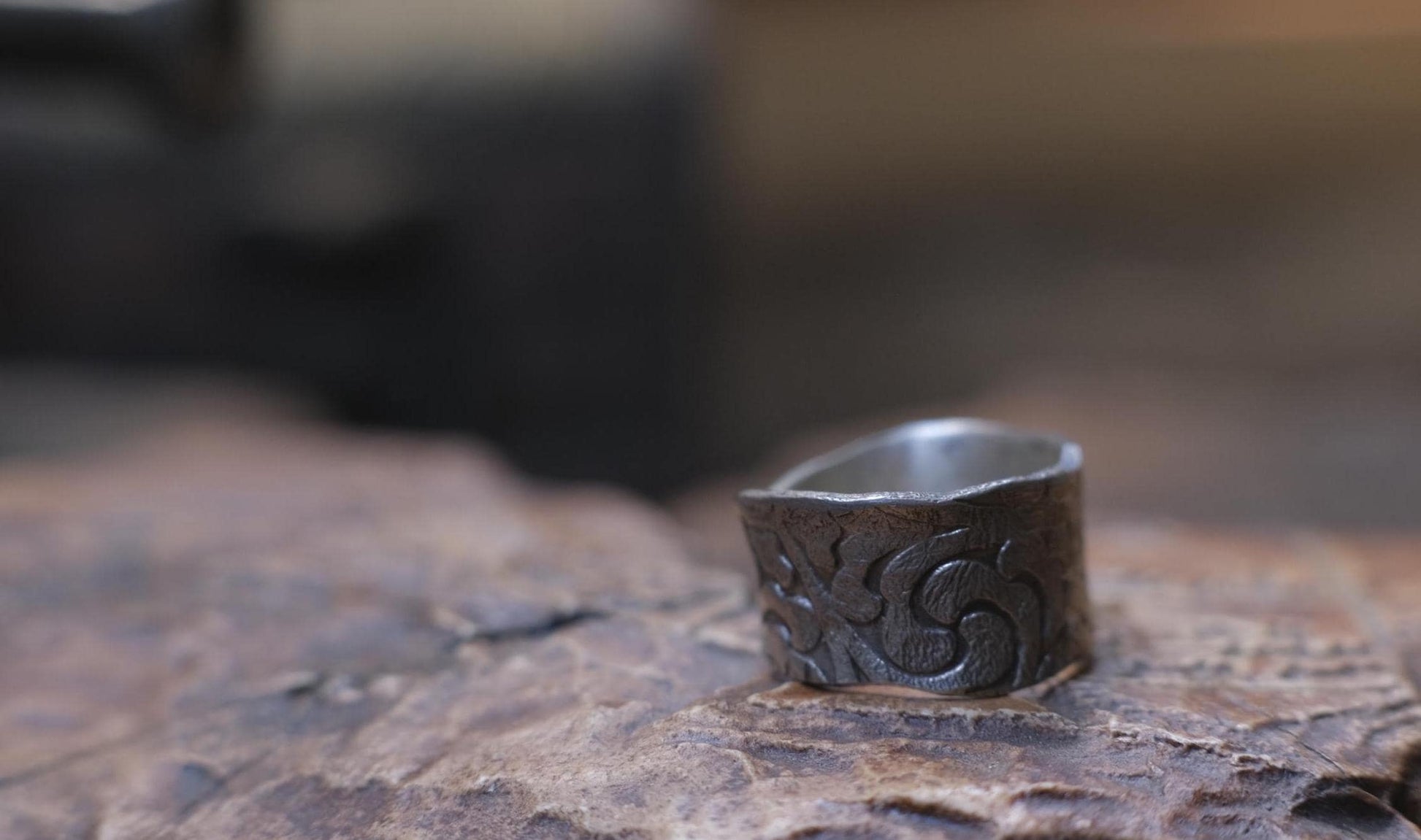 Antique Vibes Pirate Inspired Sterling Silver Ring Size 6.5