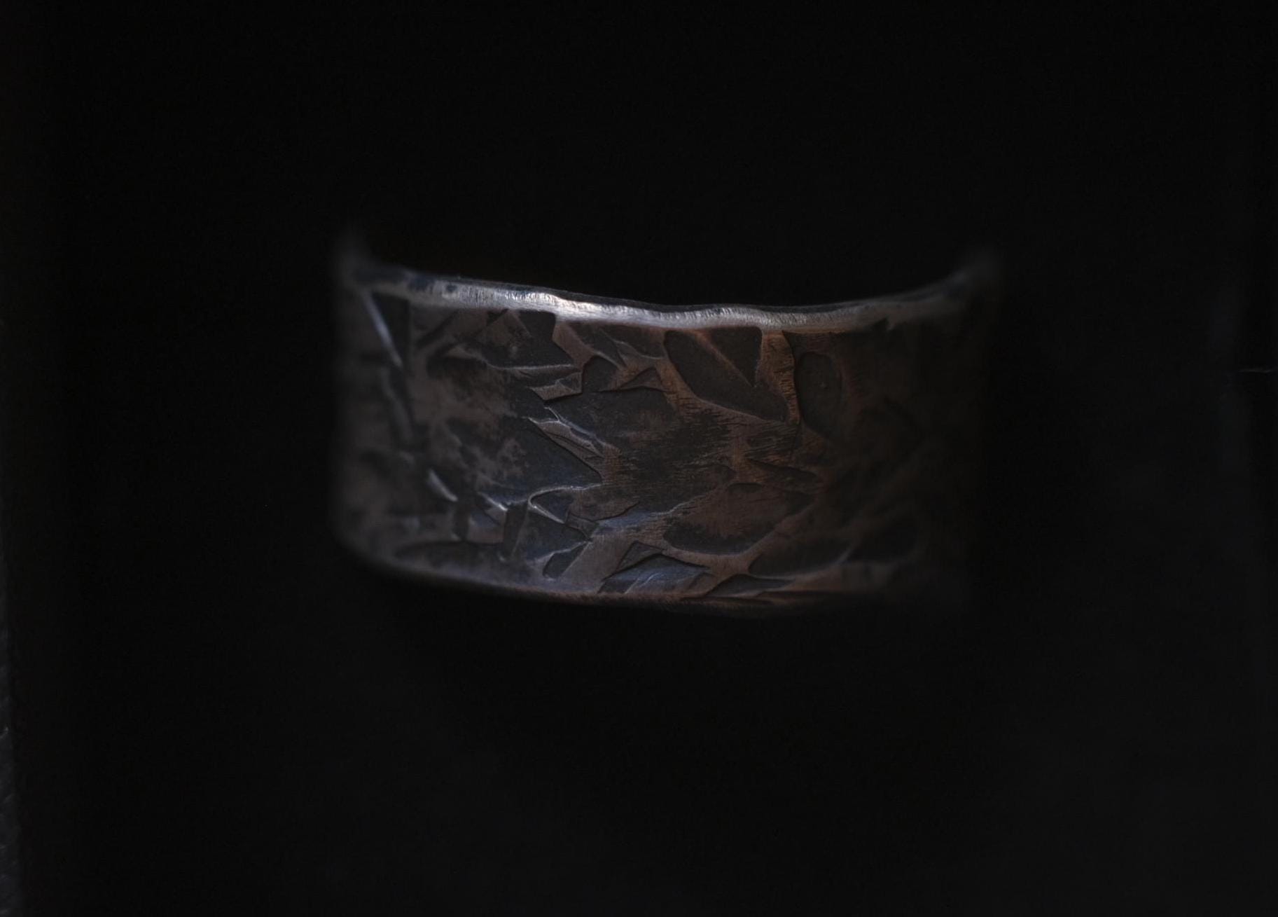 Rugged Pirate Handcrafted Sterling Silver Ring Size 11