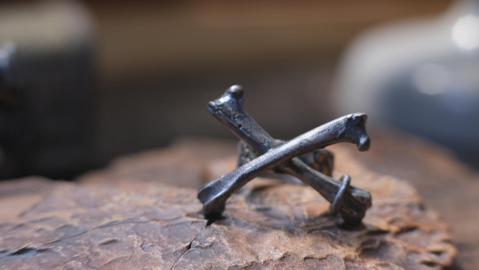 Sterling Silver Crossbones Ring