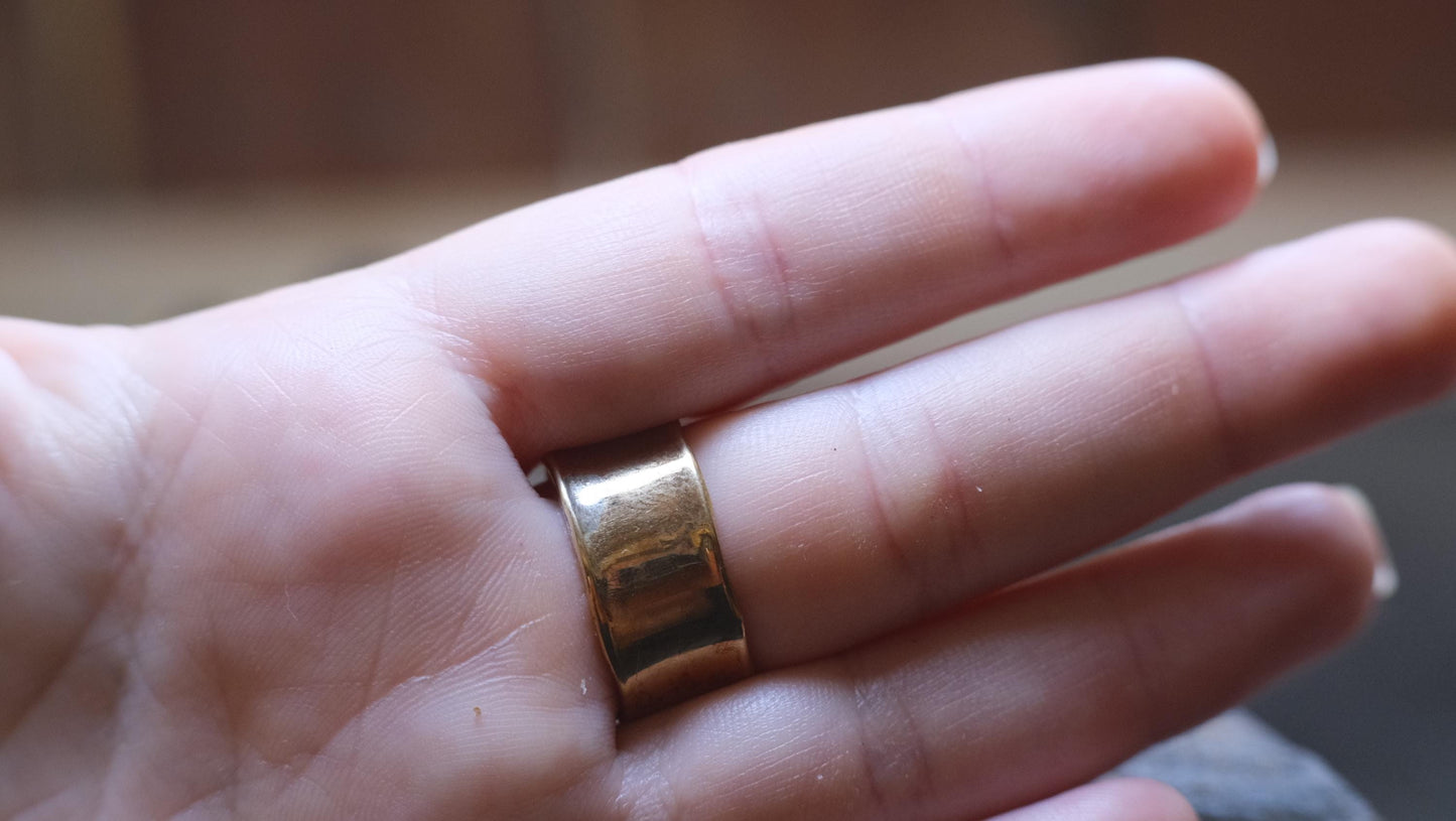 Arabesque Victorian Era Pirate Inspired Solid Yellow Gold 9ct Custom Made to Size