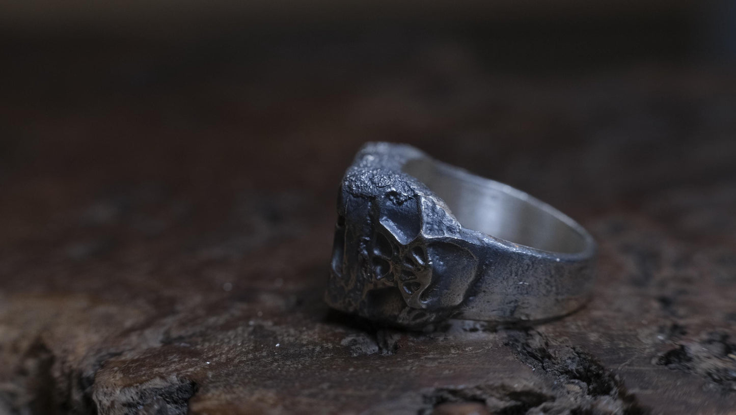 Sterling Silver Metatron's Cube Sacred Geometry Ring