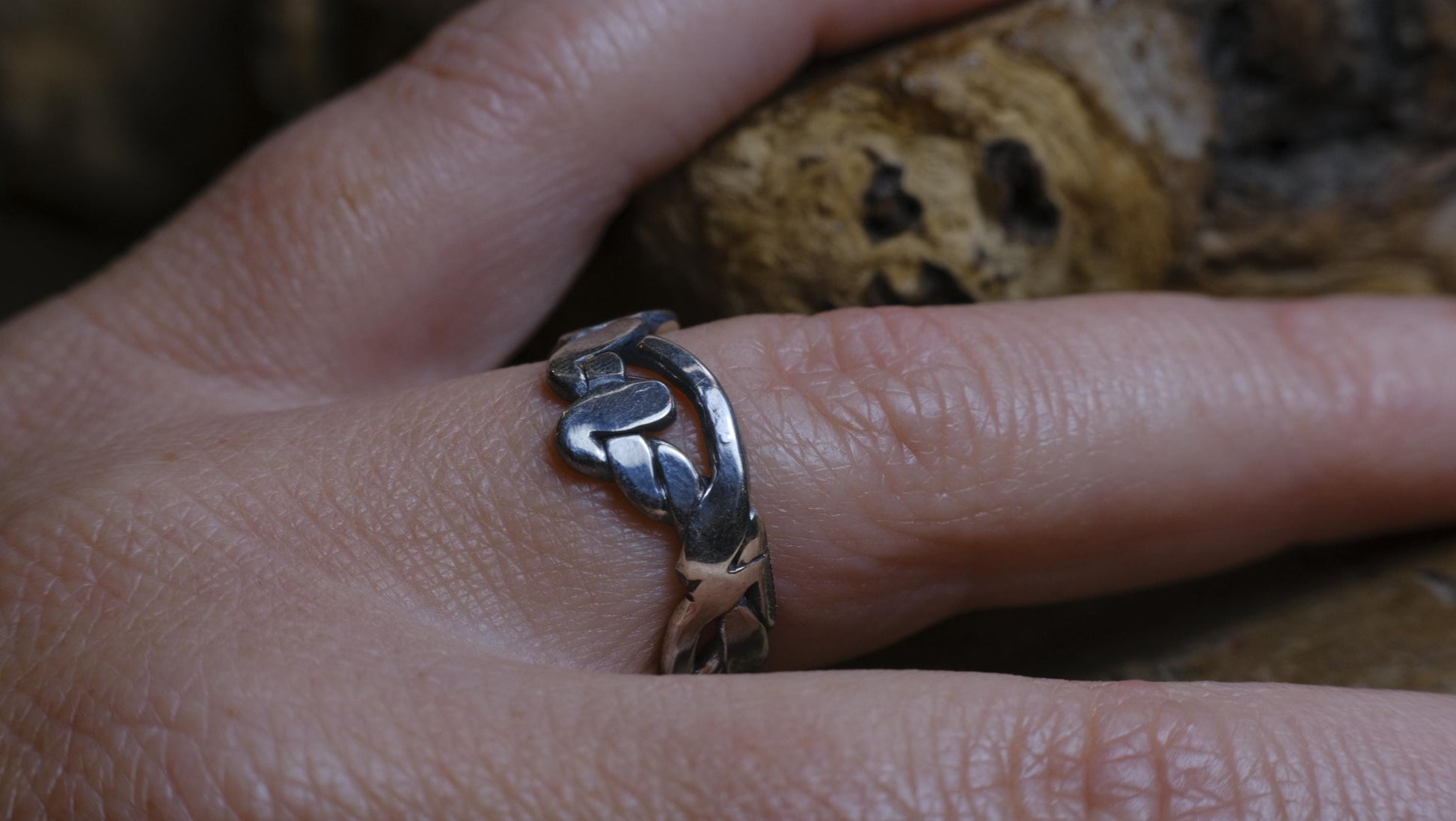 Large Sterling Silver Woven Rings Made to Size