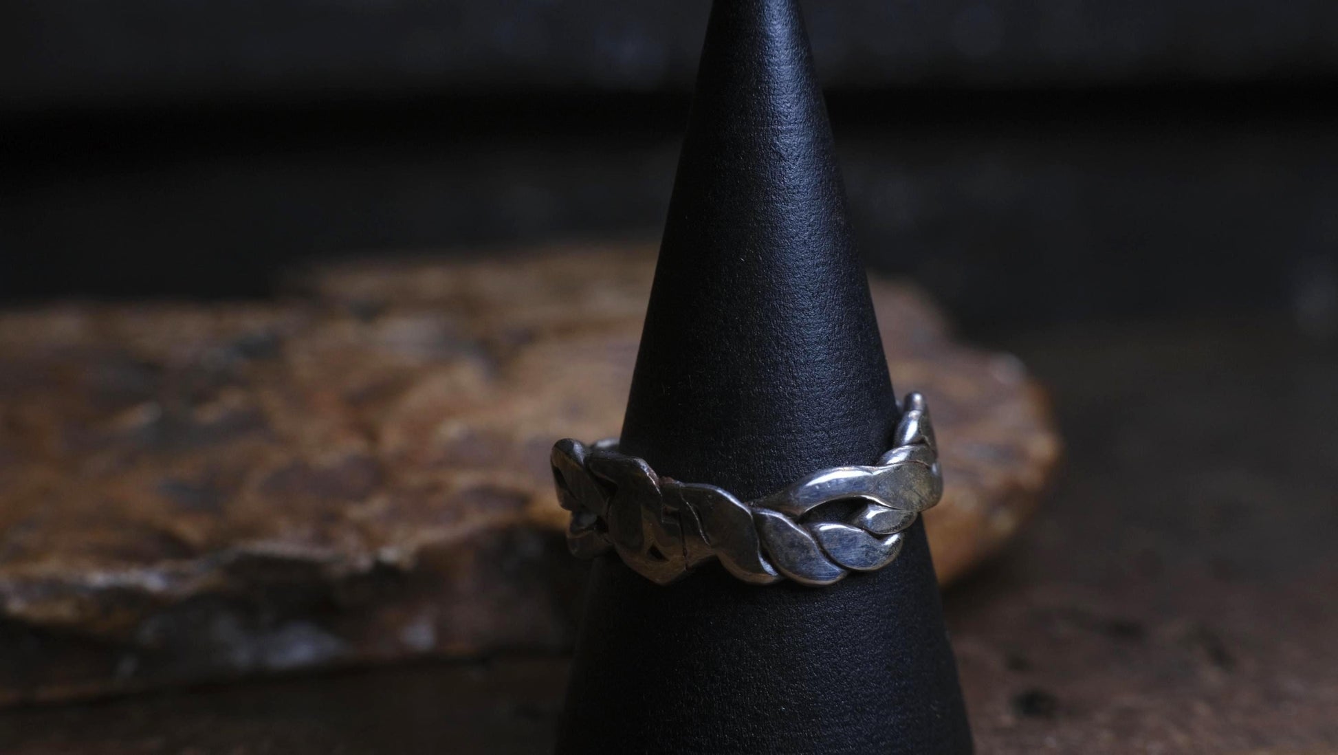 Large Sterling Silver Woven Rings Made to Size