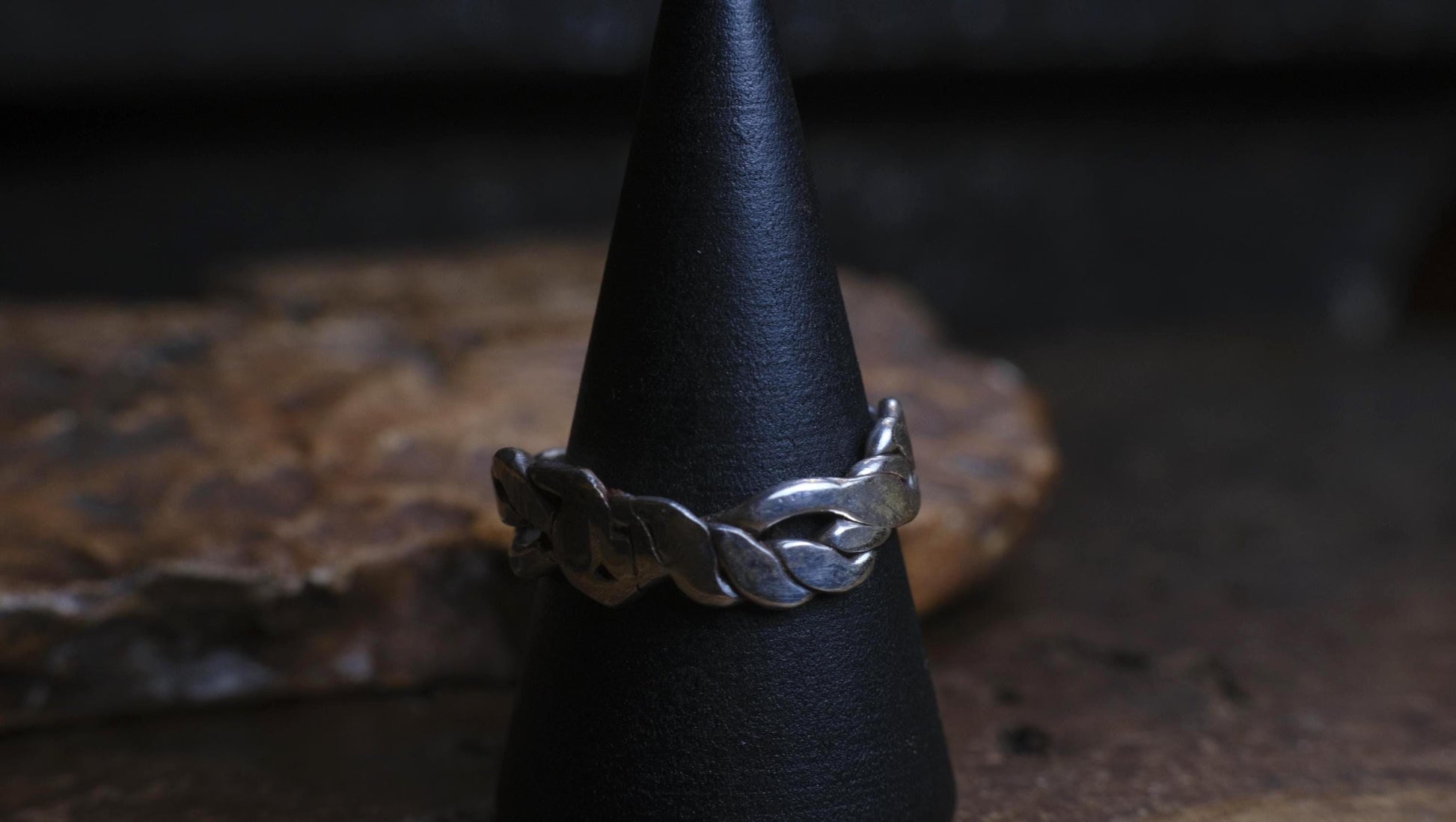 Large Sterling Silver Woven Rings Made to Size