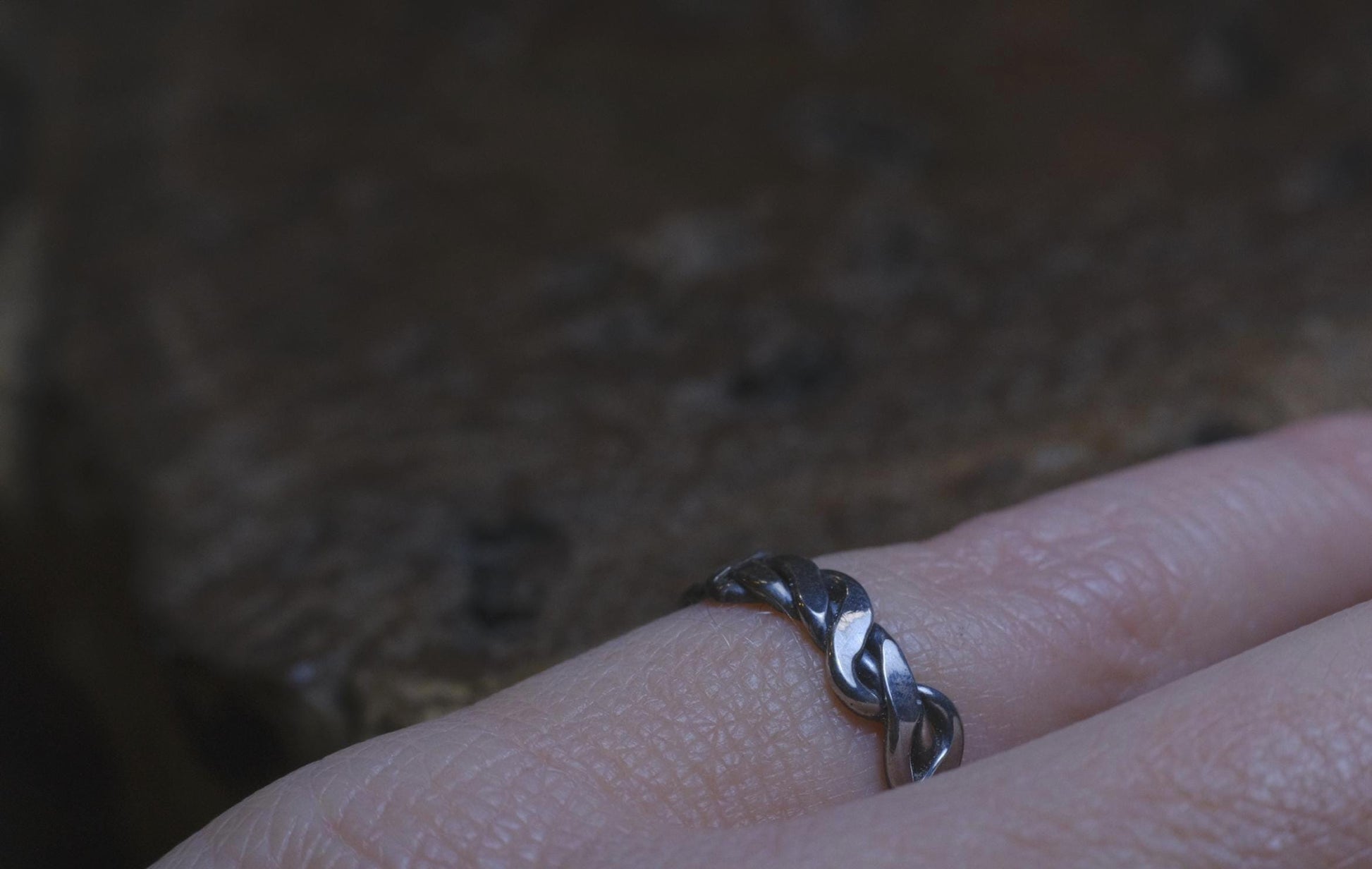 Thin Sterling Silver Woven Rings Made to Size