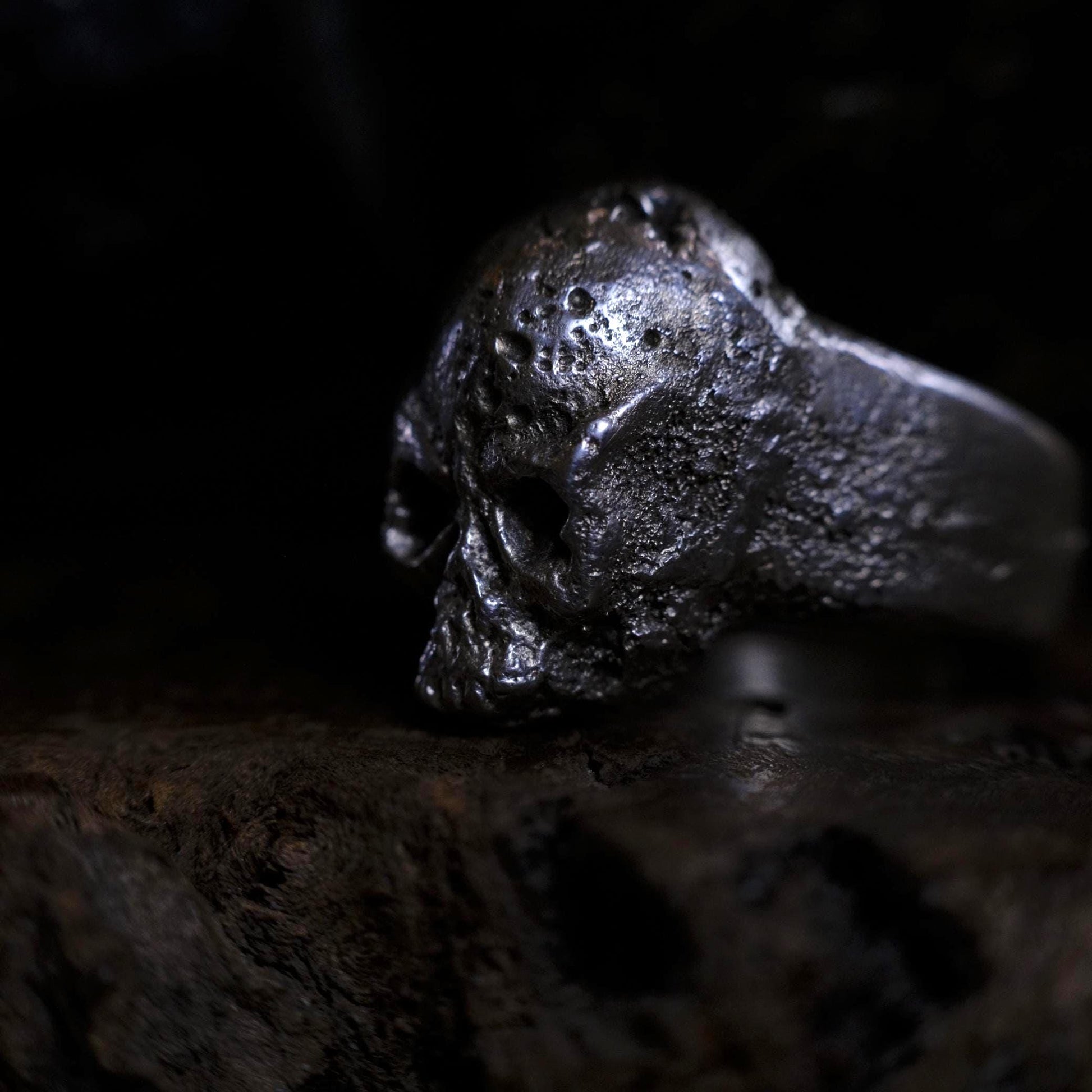 Chunky Sterling Silver Skull Ring