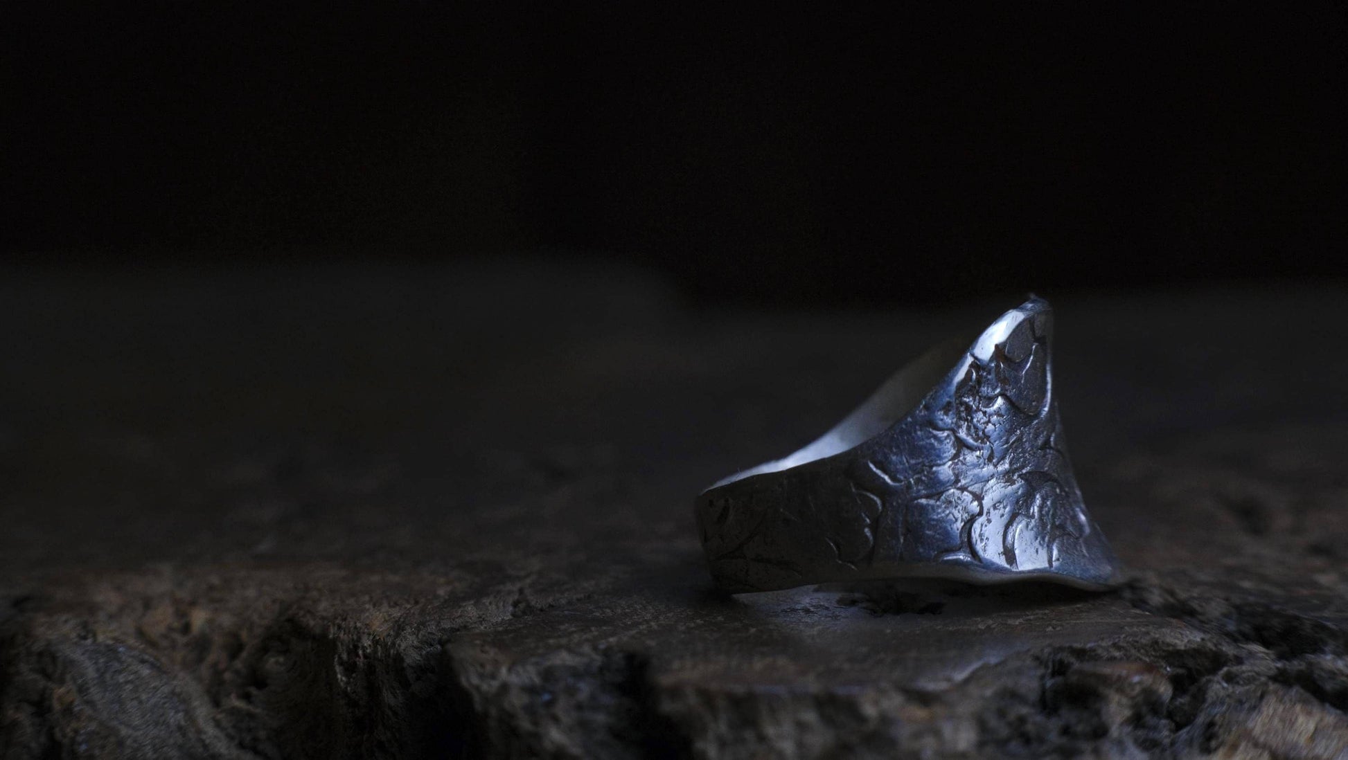 OOAK Handcrafted Sterling Silver Ring US Size 8.5