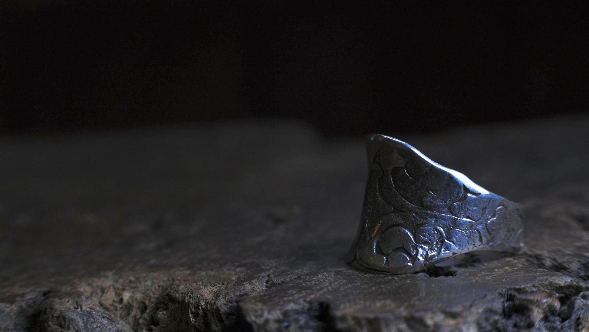 OOAK Handcrafted Sterling Silver Ring US Size 8.5