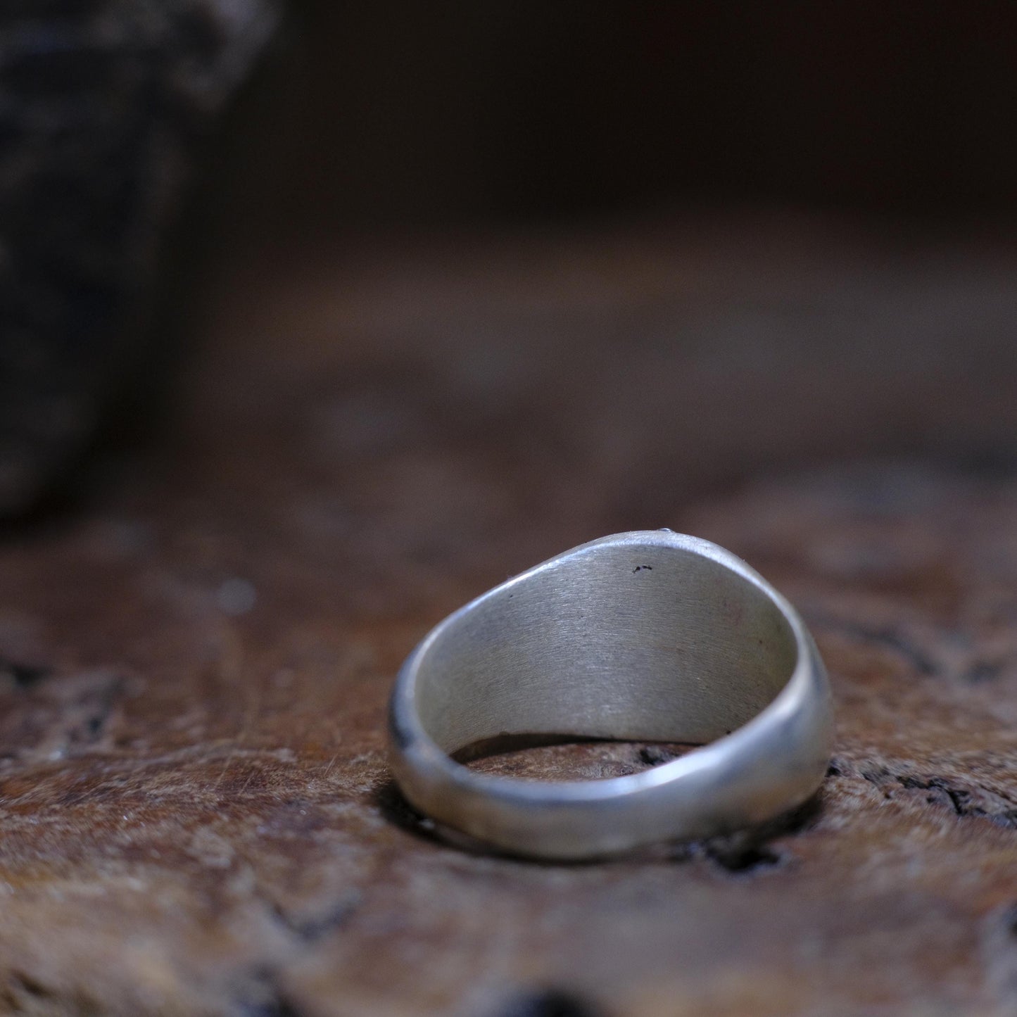 Treble Clef Signet Signet Ring in Brass or Sterling Silver US Size 6.5