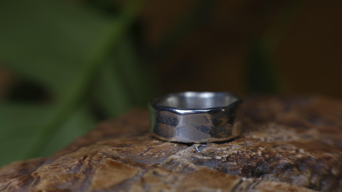 Classic Hammered Sterling Silver Ring ~ Made to Order