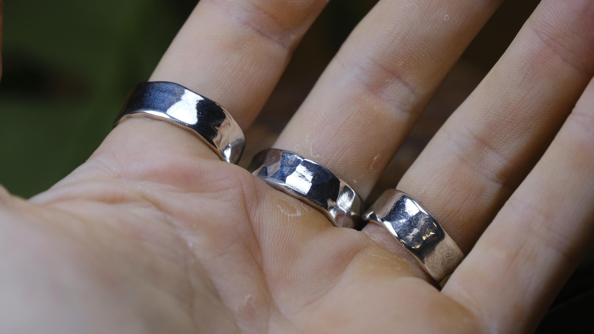 Classic Hammered Sterling Silver Ring ~ Made to Order