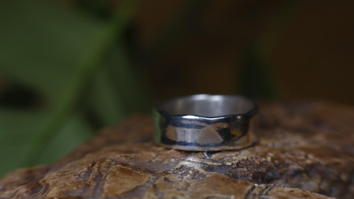 Classic Hammered Sterling Silver Ring ~ Made to Order