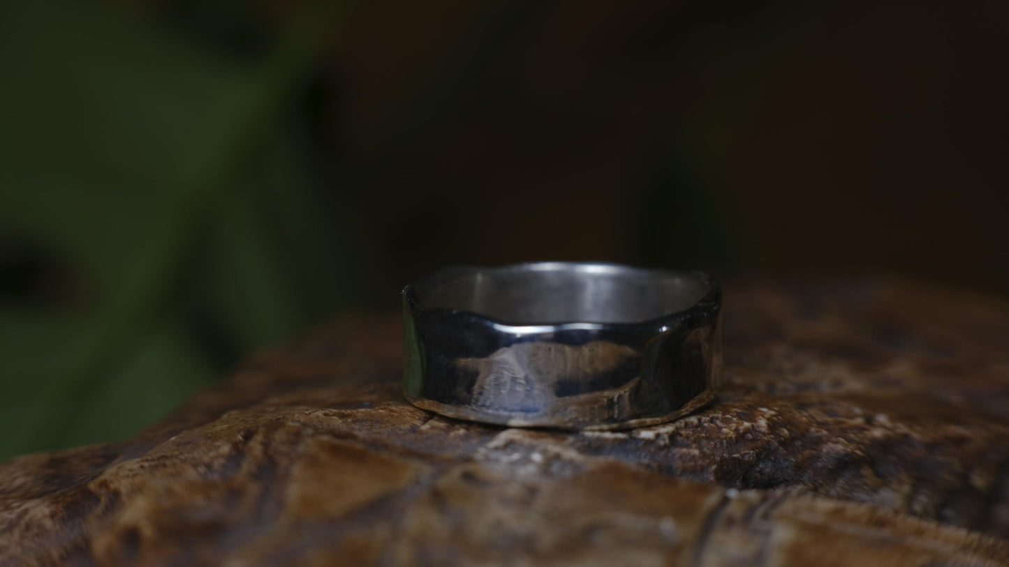 Classic Hammered Sterling Silver Ring ~ Made to Order