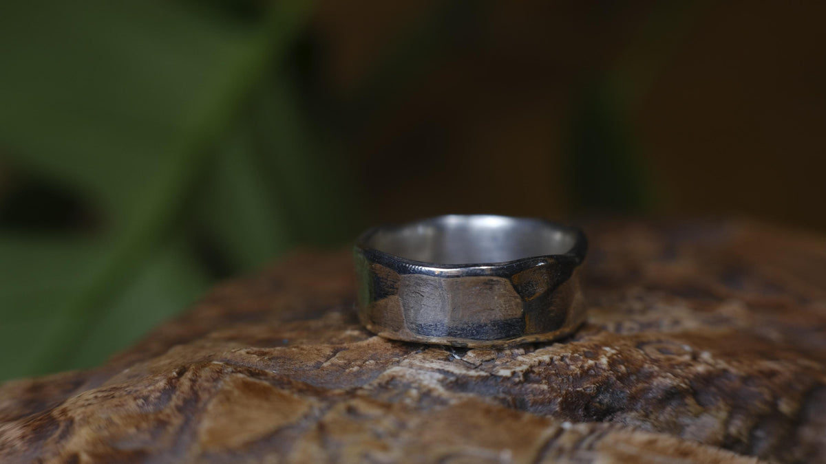 Classic Hammered Sterling Silver Ring ~ Made to Order