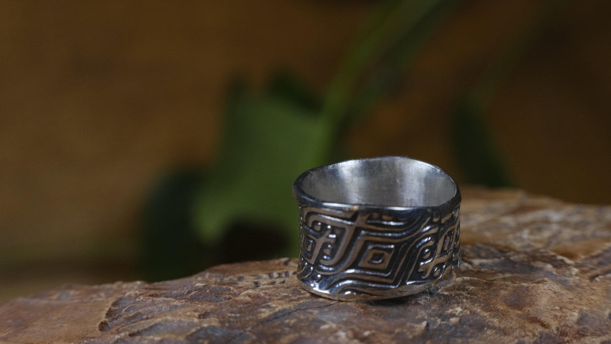 Delta Ring – Egyptian Inspired Sterling Silver Ring ~ Made To Order