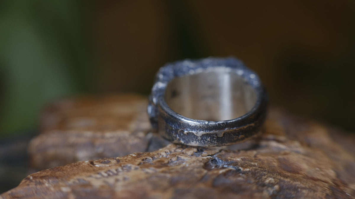 Sterling Silver Metatron's Cube Sacred Geometry Ring