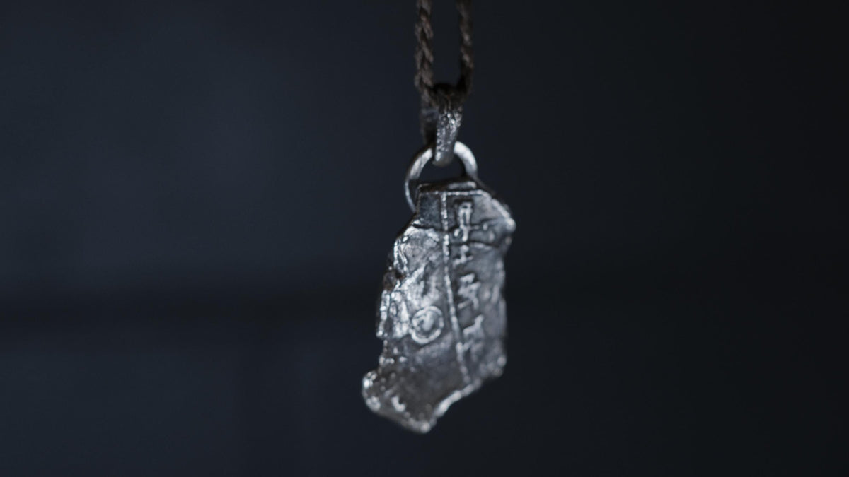 Ancient Assyrian Cuneiform Talisman 3 in Sterling Silver