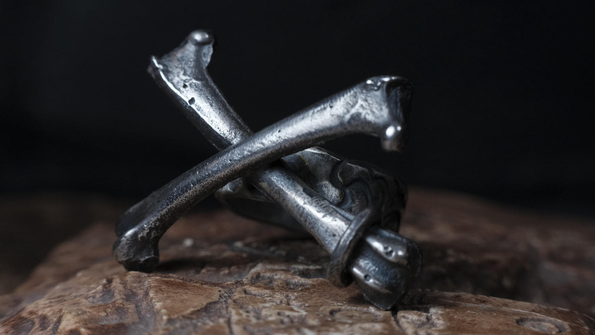 Sterling Silver Crossbones Ring