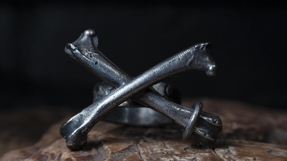 Sterling Silver Crossbones Ring