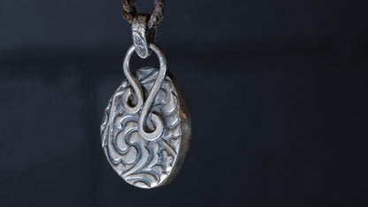 Yowah boulder opal pendant handmade at The Silver Mill