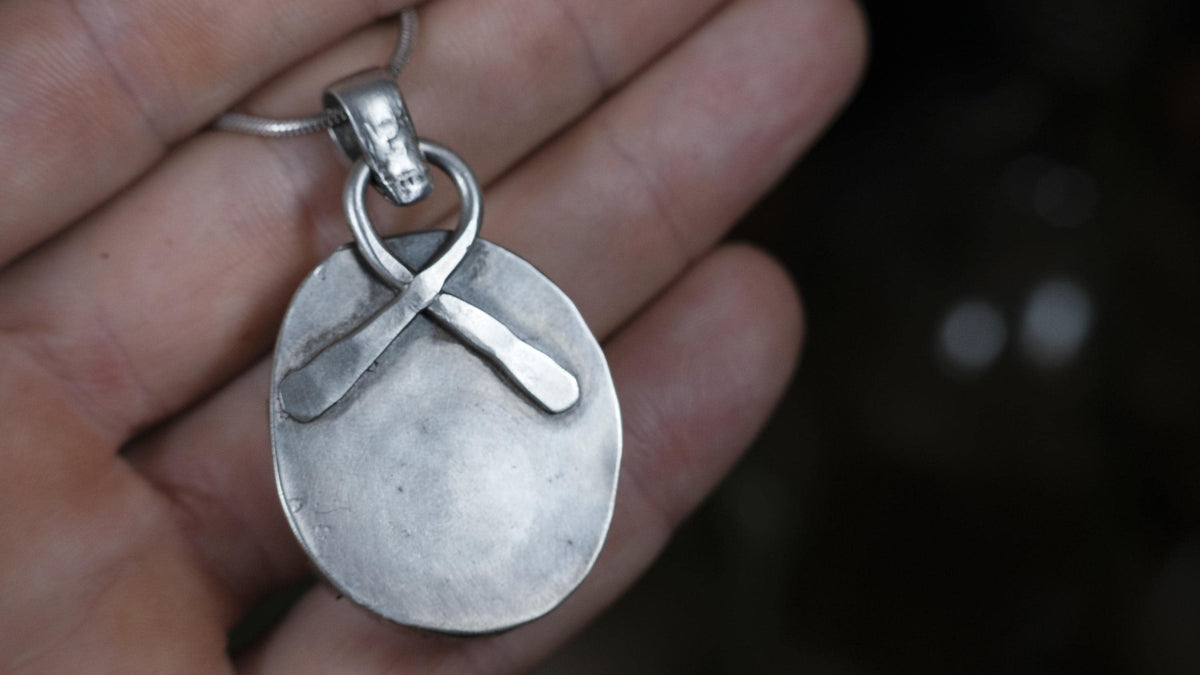 Koroit matrix boulder opal necklace on 40cm sterling silver chain