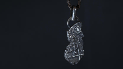 Ancient Assyrian Cuneiform Brass Pendant Necklace