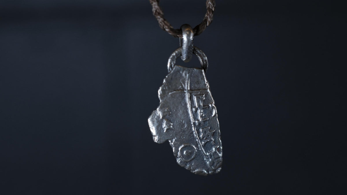 Ancient Assyrian Cuneiform Talisman 2 in Sterling Silver