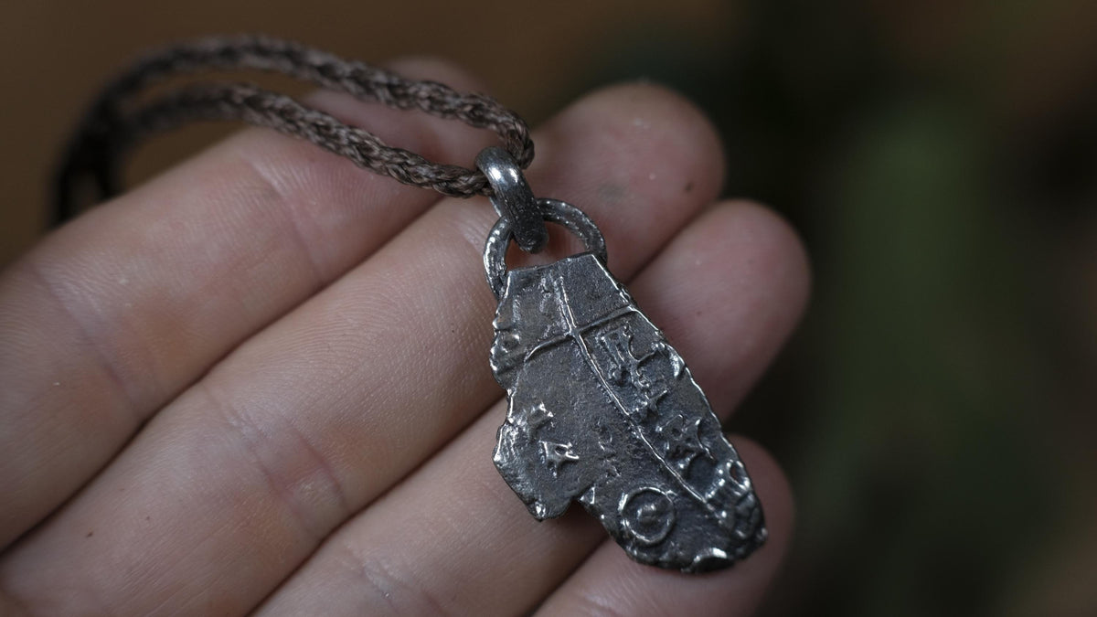 Ancient Assyrian Cuneiform Talisman 2 in Sterling Silver