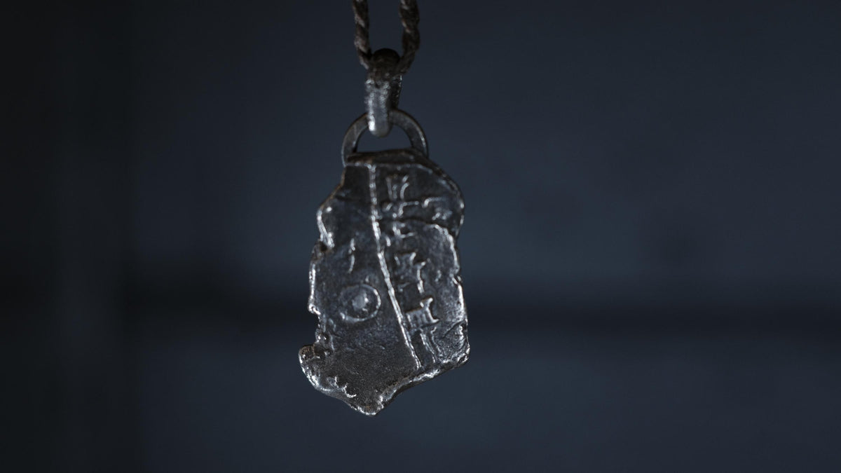 Ancient Assyrian Cuneiform Talisman 3 in Sterling Silver