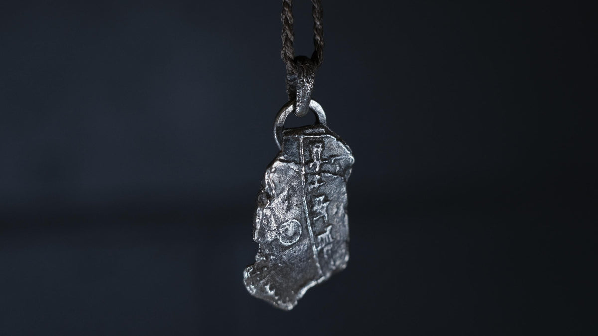 Ancient Assyrian Cuneiform Talisman 3 in Sterling Silver