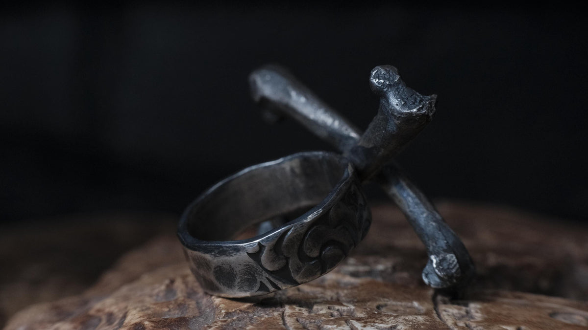Sterling Silver Crossbones Ring