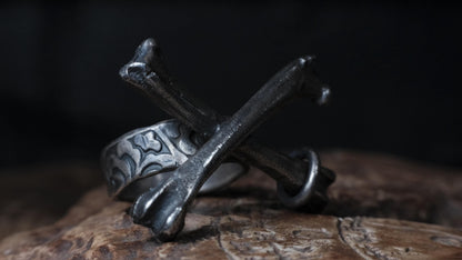 Sterling Silver Crossbones Ring