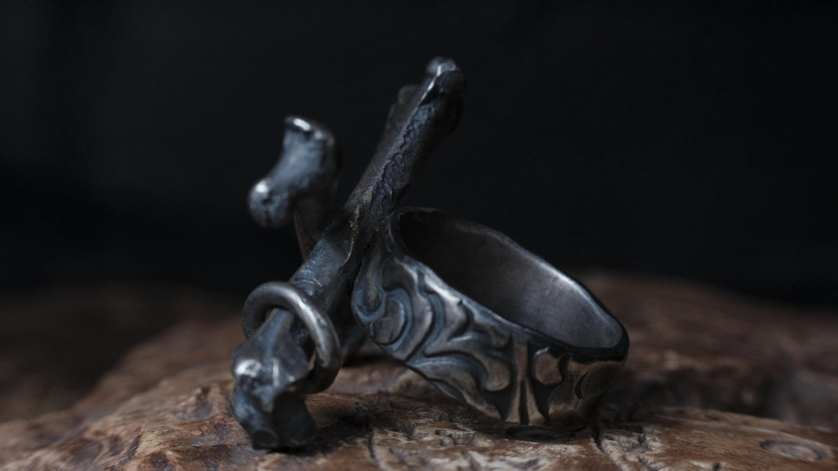 Sterling Silver Crossbones Ring